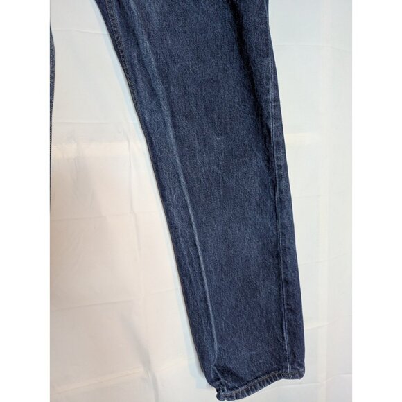 VTG Levis 501 38x32 Rare Blank Red Tab Trademark “R” Dark /Med Wash Blue Jeans - Picture 4 of 12